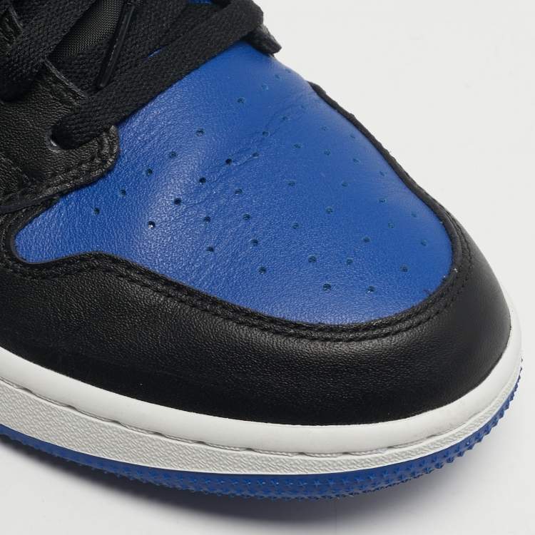 Pre Owned Air Jordans Jordan 1 Retro Golf Royal Toe Size 46 Multicolor Leather Low Top Sneakers