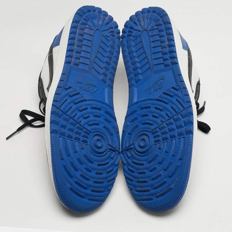 Pre Owned Air Jordans Jordan 1 Retro Golf Royal Toe Size 46 Multicolor Leather Low Top Sneakers