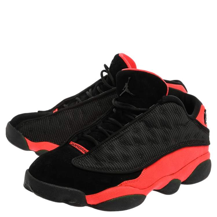 13 jordans red and black