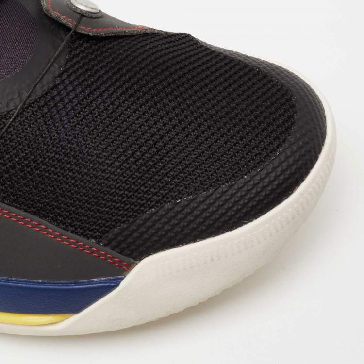 مملوكة مسبقًا Air Jordans Multicolor Mesh And Leather Tech Pack Sneakers Size 45