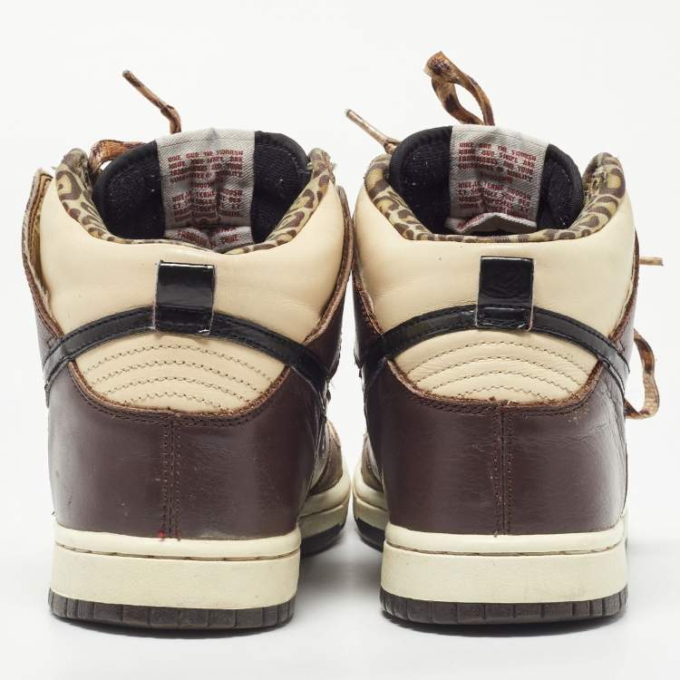 Pre Owned Air Jordon Tricolor Leather Dunk High Pro SB Ferris Bueller Sneakers Size 40
