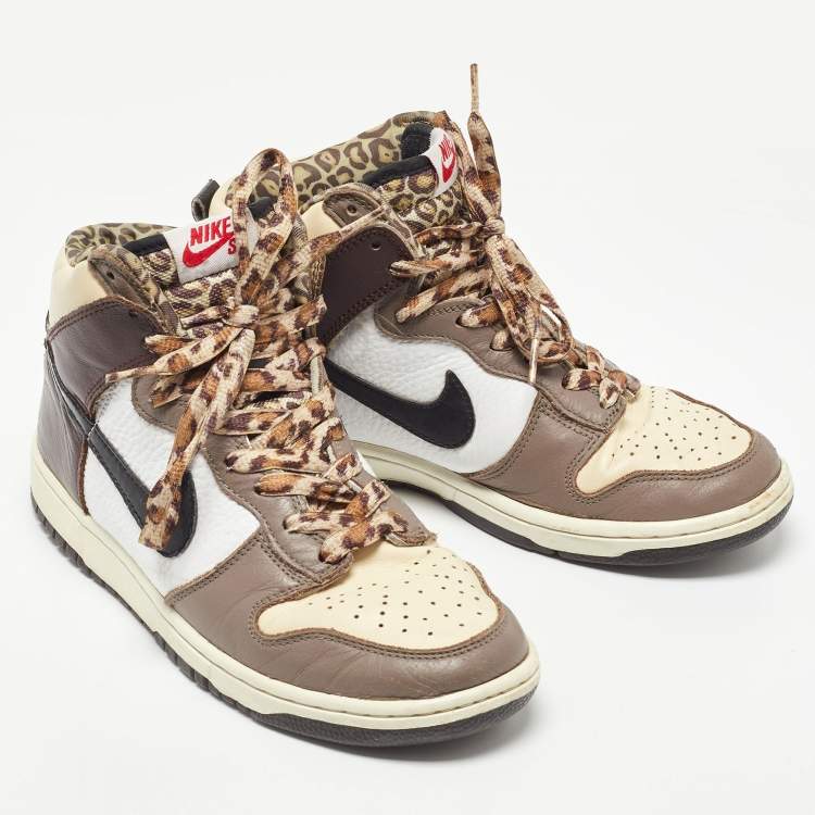 Pre Owned Air Jordon Tricolor Leather Dunk High Pro SB Ferris Bueller Sneakers Size 40