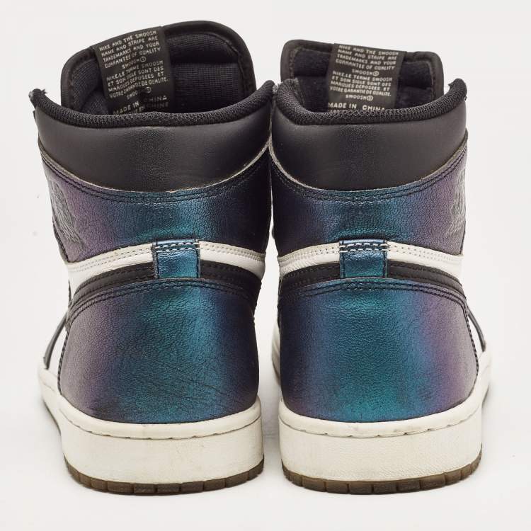 مملوكة مسبقًا Air Jordan Multicolor Leather Jordan 1 Retro All-Star Chameleon Sneakers Size 42.5