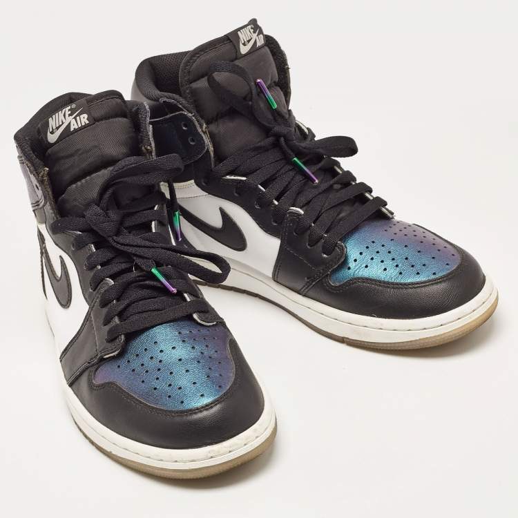 مملوكة مسبقًا Air Jordan Multicolor Leather Jordan 1 Retro All-Star Chameleon Sneakers Size 42.5