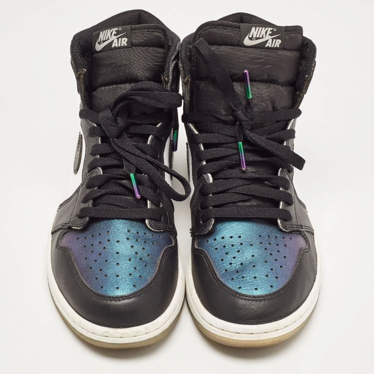 مملوكة مسبقًا Air Jordan Multicolor Leather Jordan 1 Retro All-Star Chameleon Sneakers Size 42.5