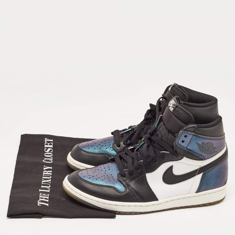 مملوكة مسبقًا Air Jordan Multicolor Leather Jordan 1 Retro All-Star Chameleon Sneakers Size 42.5