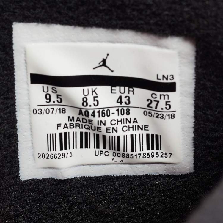 Pre Owned Air Jordans Multicolor Leather Jordan Legacy 312 Tech Challenge 2 Hot Lava Sneakers Size 43