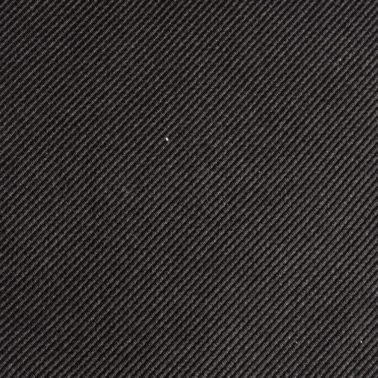 Pre Owned Alexander McQueen Black Logo Embroidered Silk Tie