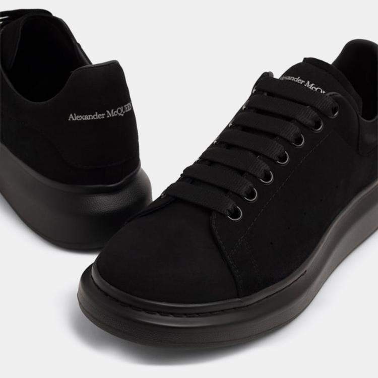Pre Owned Alexander McQueen Oversized Sneaker Triple Black Size 46
