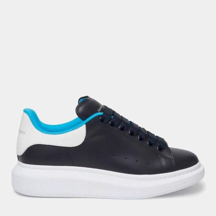 Pre Owned Alexander McQueen Oversixed Sneaker in Navy/white/lapis Blue Size 40