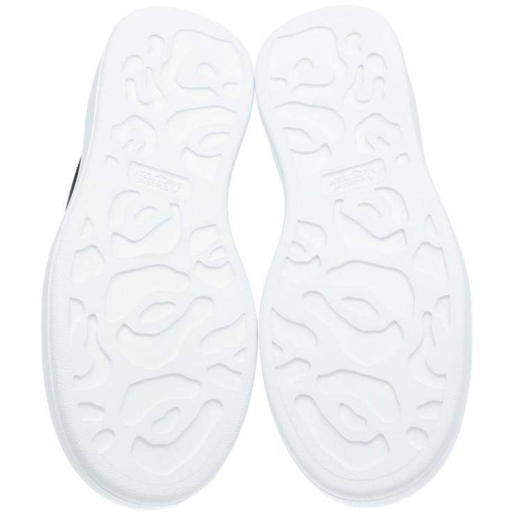 Pre Owned Alexander McQueen White Leather Oversized Sneakers Size EU 41