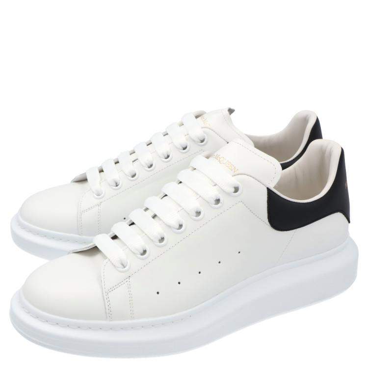 Pre Owned Alexander McQueen White Oversized Runner Sneakers Size EU 39