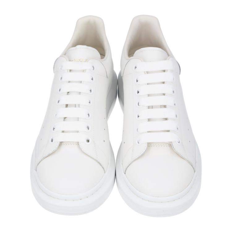Pre Owned Alexander McQueen White Oversized Sneakers EU 41