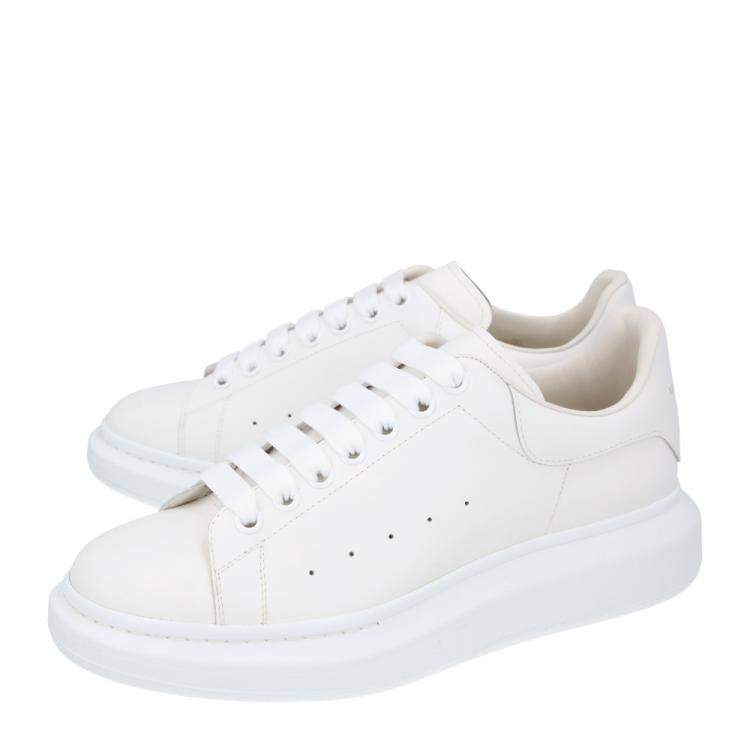 Pre Owned Alexander McQueen White Oversized Sneakers EU 41
