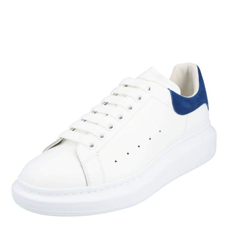 alexander mcqueen white and blue oversized sneakers