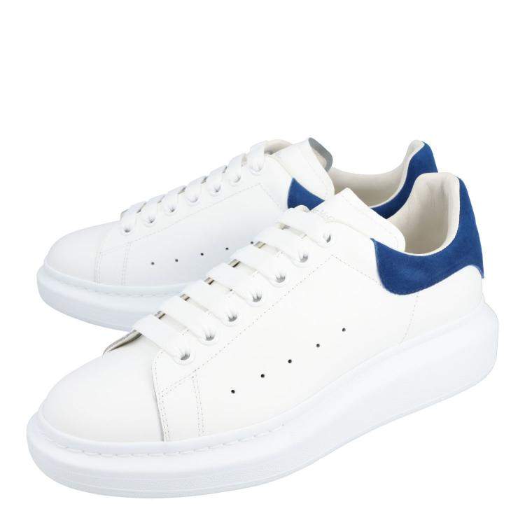 Pre Owned Alexander McQueen White/Blue Men's Oversized Sneaker EU 44.5