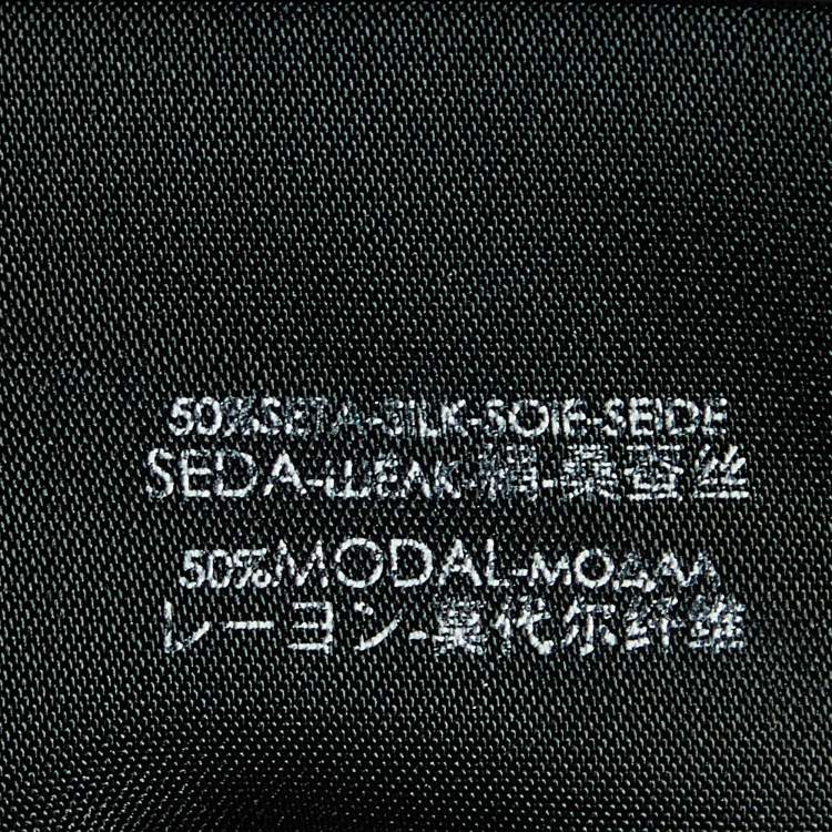Pre Owned Alexander McQueen Black Skull Print Silk & Modal Scarf