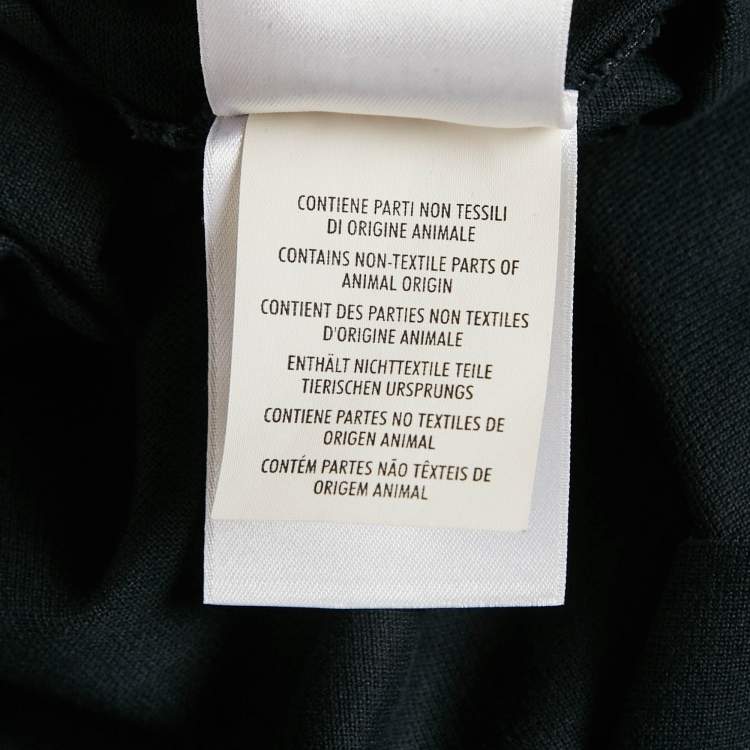 مملوكة مسبقًا Alexander McQueen Navy Blue Cotton Pique Harness Polo T-Shirt XL