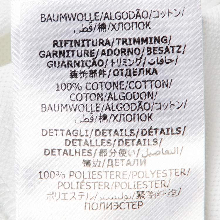 Pre Owned Alexander McQueen White Logo Harness Cotton Pique Polo T-Shirt XXL