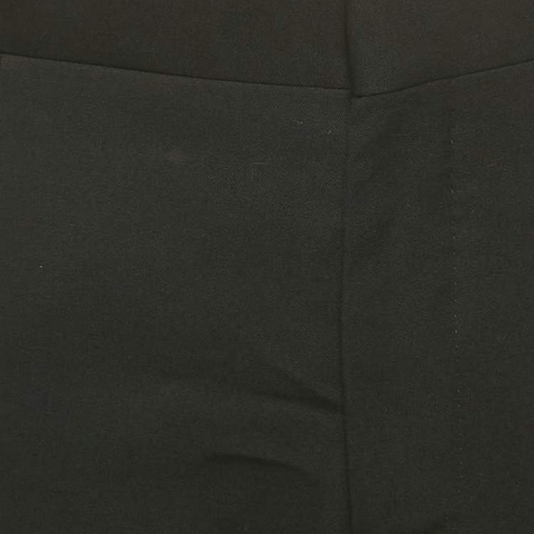Pre Owned Alexander McQueen Black Wool Trousers XL