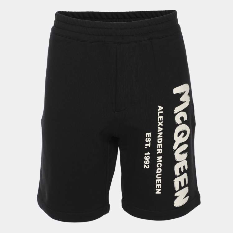 Pre Owned Alexander McQueen Black jersey Short S