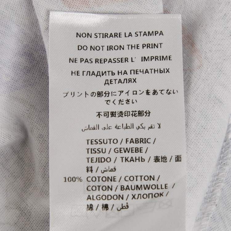 Pre Owned Alexander McQueen White Skull Print Jersey T-Shirt XS