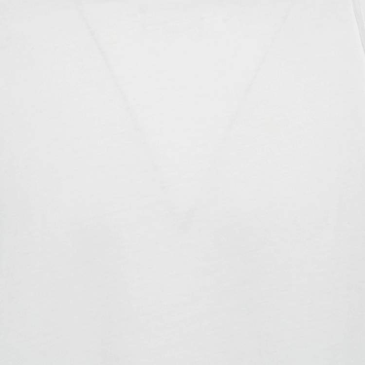 Pre Owned Alexander McQueen White Jersey Crewneck T-Shirt M