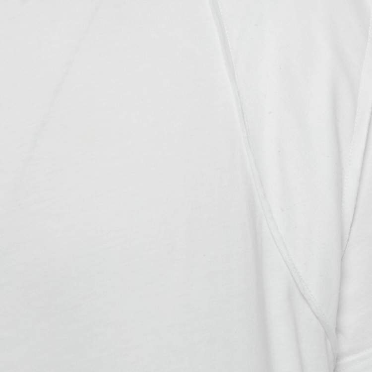 Pre Owned Alexander McQueen White Jersey Crewneck T-Shirt M