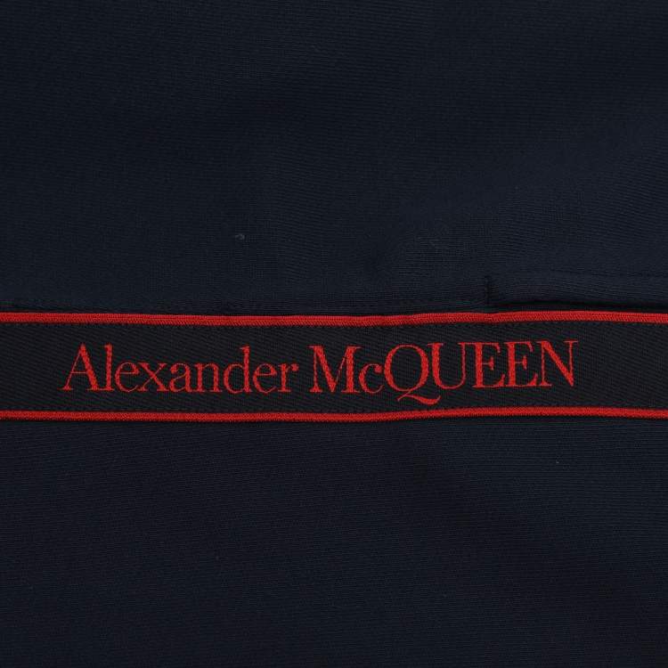 Pre Owned Alexander McQueen Blue Cotton Short S