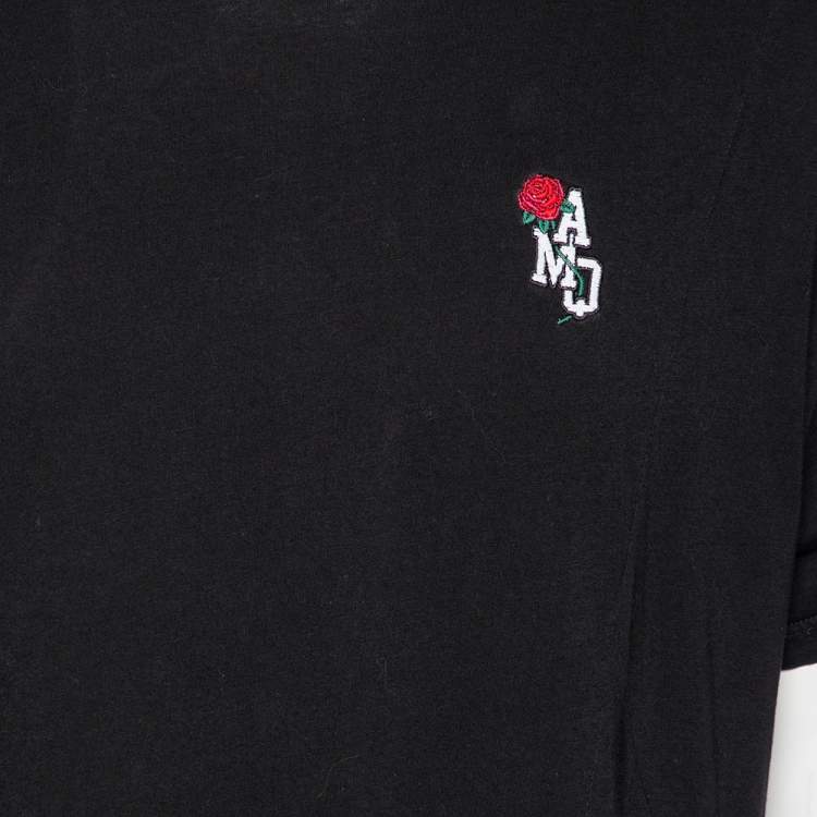 Pre Owned Alexander McQueen Black Cotton Short Sleeve T-Shirt L