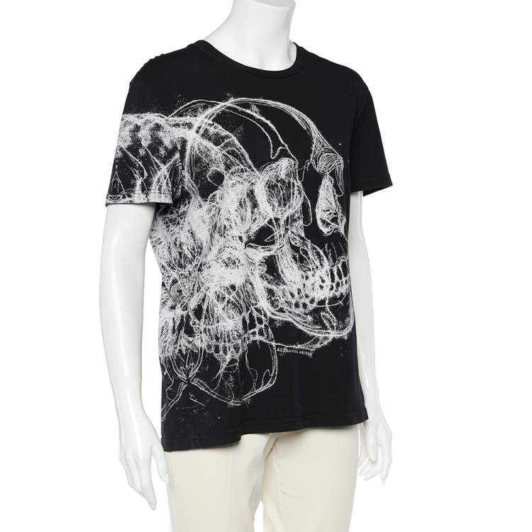 Chanel Fashion Skull Logo Women's V-Neck T-Shirt 