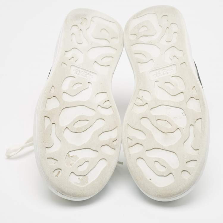 Pre Owned Alexander McQueen White Leather Oversized Sneakers Size 41