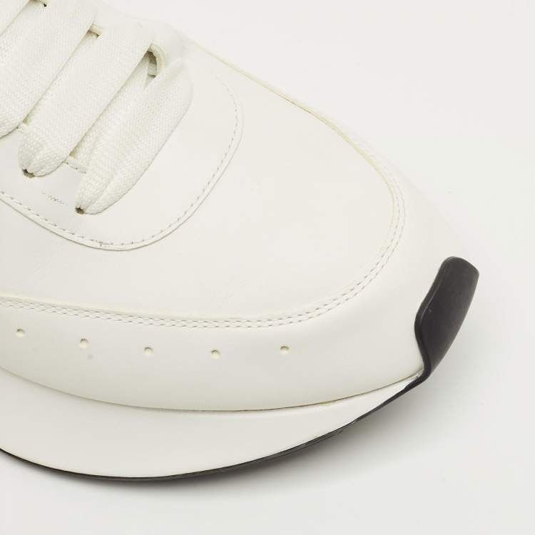 مملوكة مسبقًا Alexander McQueen Multicolor Leather and Suede Sprint Runner Sneakers Size 45