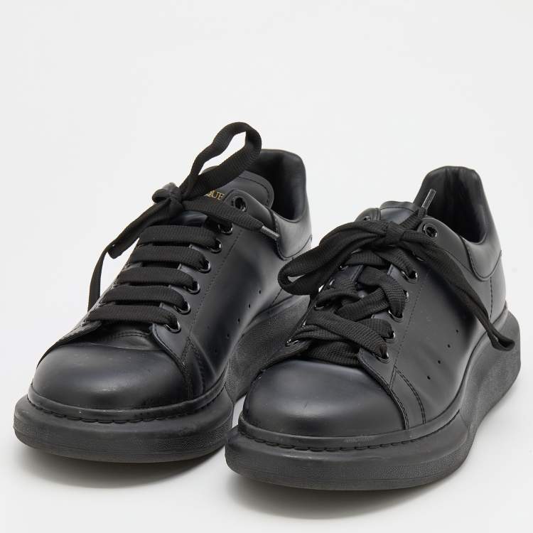 Alexander McQueen Black Oversized Sneakers for Men
