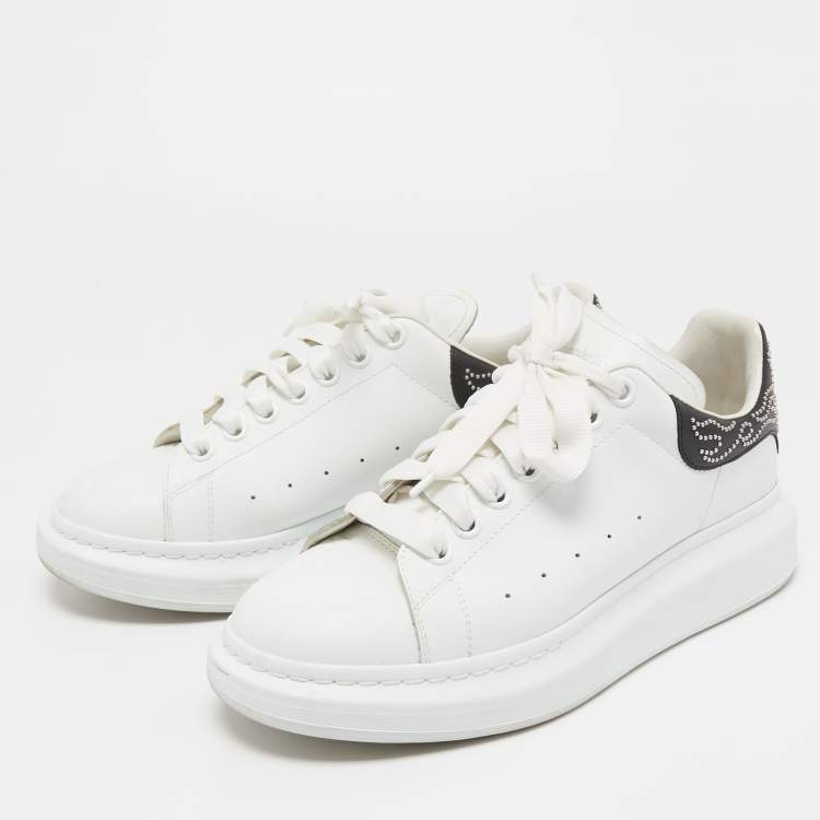 Alexander McQueen White Leather Oversized Sneakers