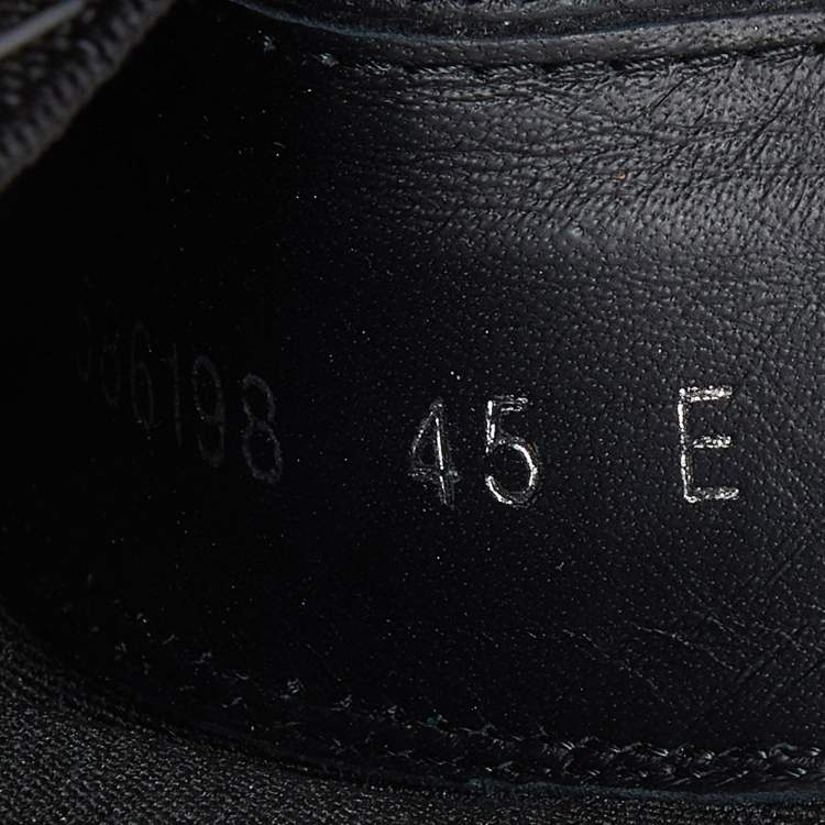 مملوكة مسبقًا Alexander Mcqueen Black Leather Ankle Boots Size 45