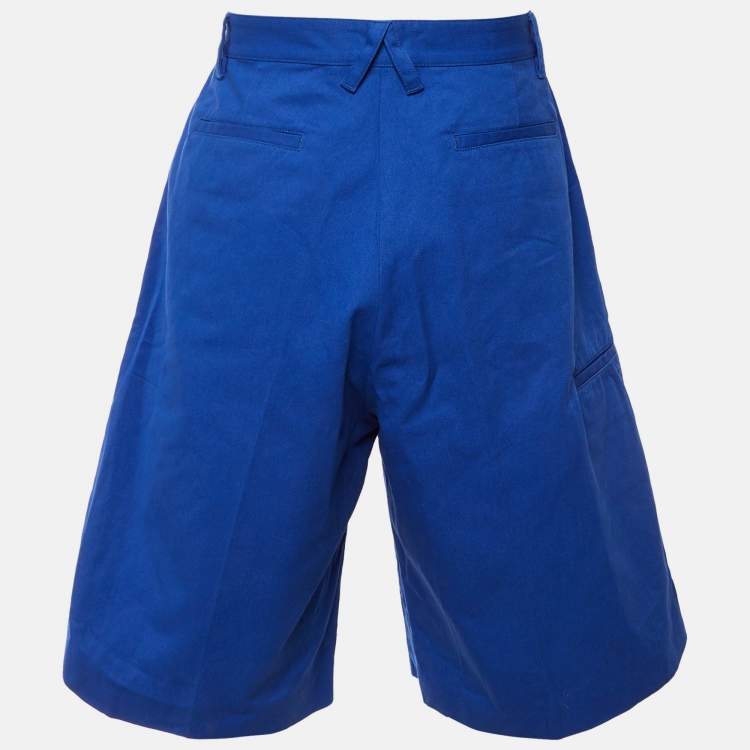 Pre Owned Ambush Blue Cotton Wide Shorts M/Waist 33"