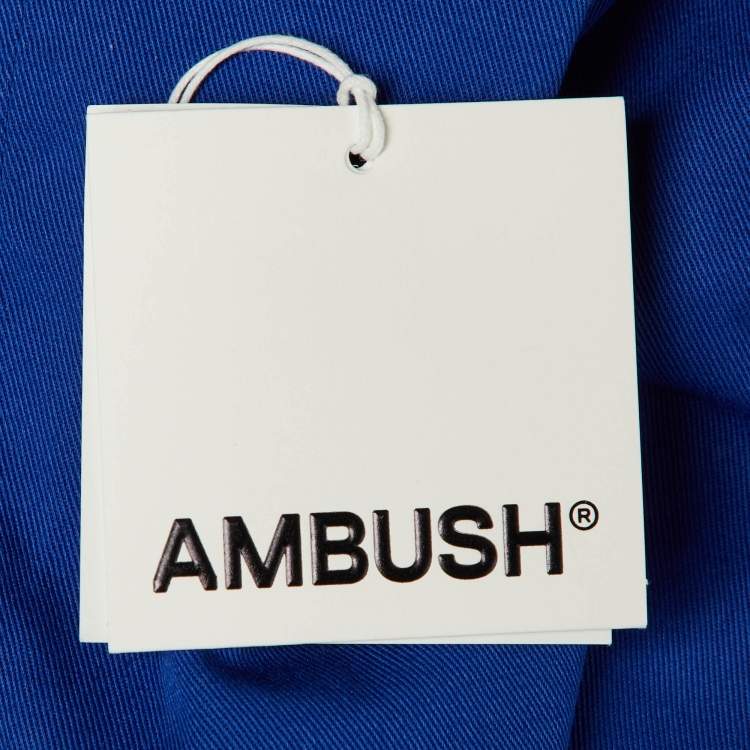 Pre Owned Ambush Blue Cotton Wide Shorts M/Waist 33"
