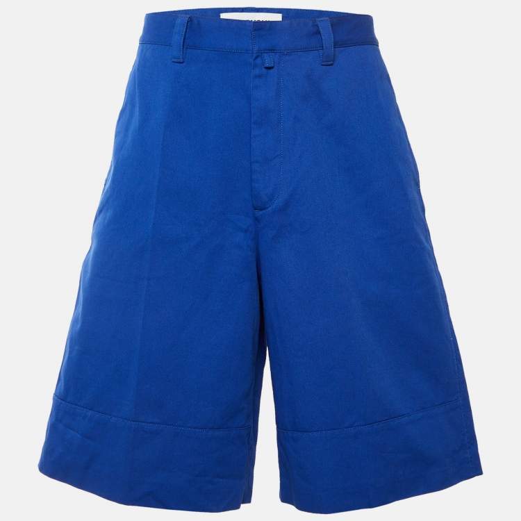 Pre Owned Ambush Blue Cotton Wide Shorts M/Waist 33"