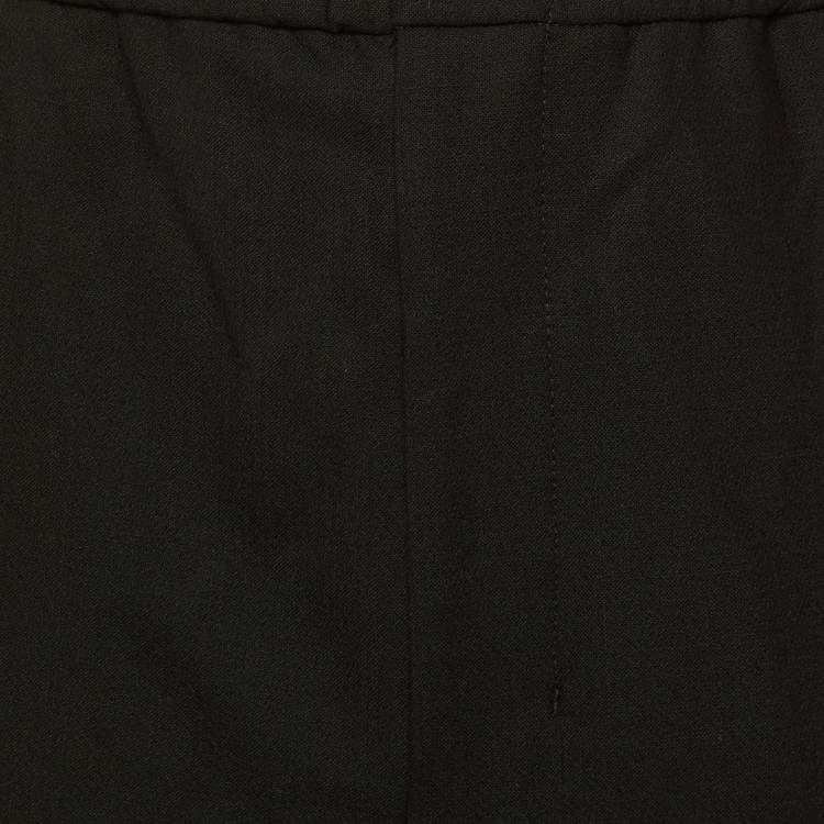 Pre Owned Ami Alexander Mattiussi Black Wool Blend Trousers M