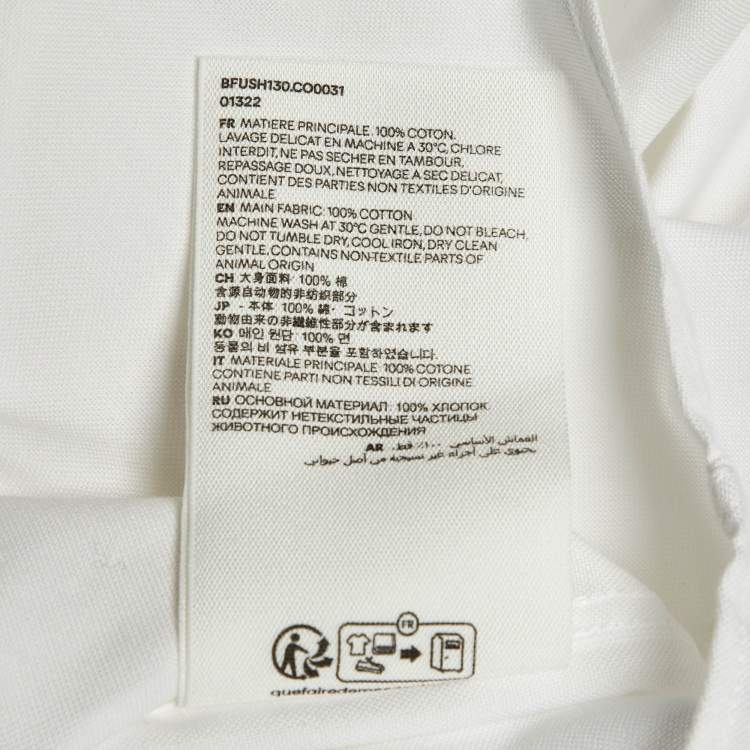 Pre Owned Ami Alexandre Mattiussi White Cotton Long Sleeve Shirt M