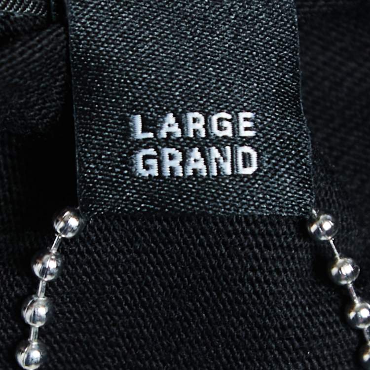 Pre Owned Amiri Black Cotton Crystal Ball Print T-Shirt L