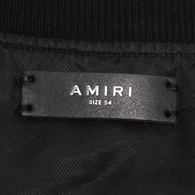 Pre Owned Amiri Multicolor Silk Blend Tie Dye Jacket XXL