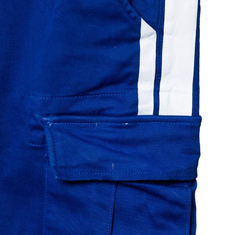 Pre Owned Amiri Navy Blue Cotton Side Stripe Detail Cargo Pants S