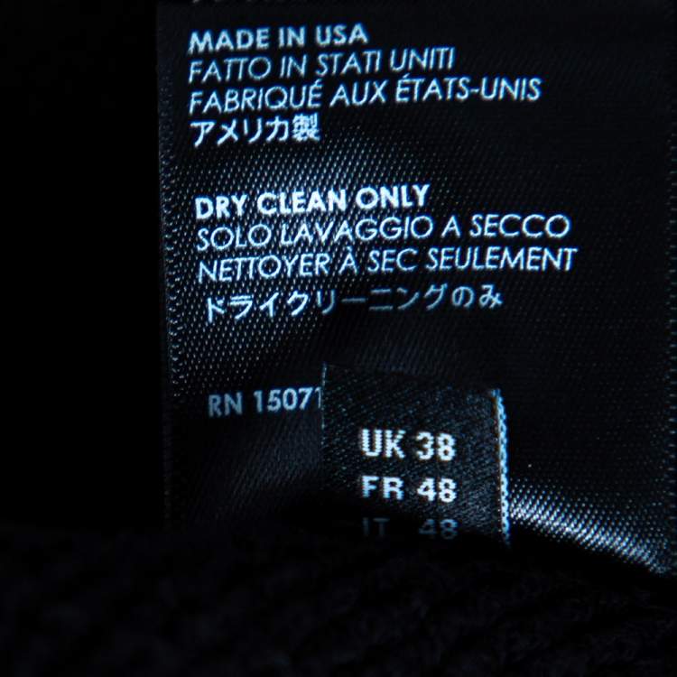 Pre Owned Amiri Black Cotton Detachable Hood Detail Sweatshirt M