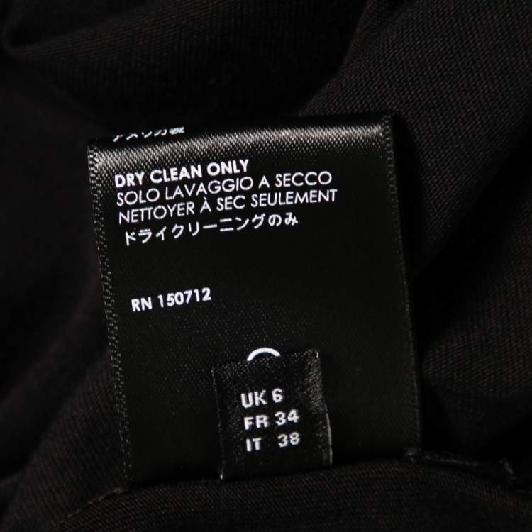 Pre Owned Amiri Black Cotton Logo Printed Crew Neck Short Sleeve T-Shirt S