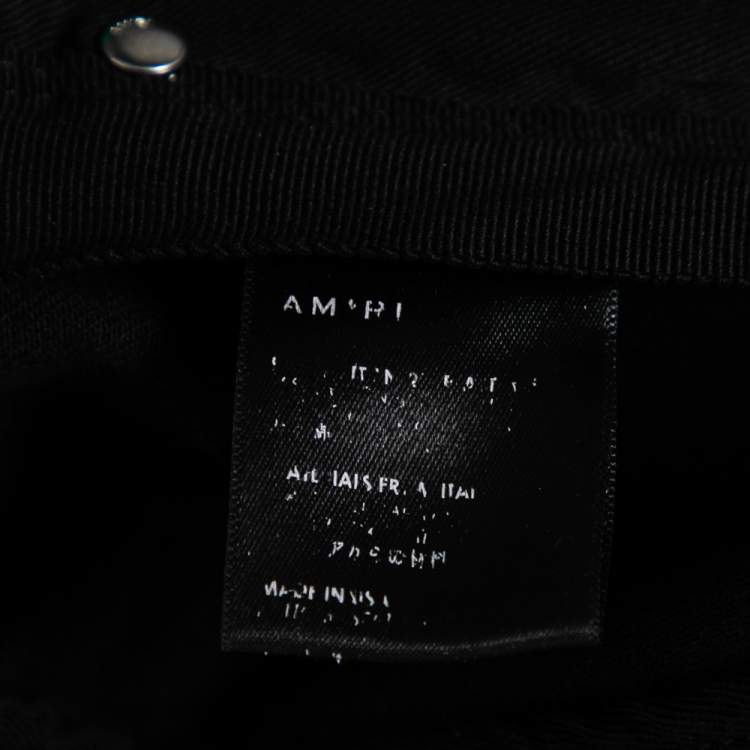 Pre Owned Amiri Black Denim Distressed Ripped Pants XS