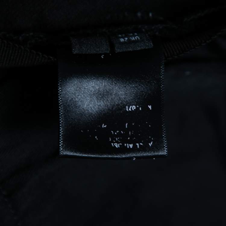 Pre Owned Amiri Black Denim Distressed Ripped Pants XS