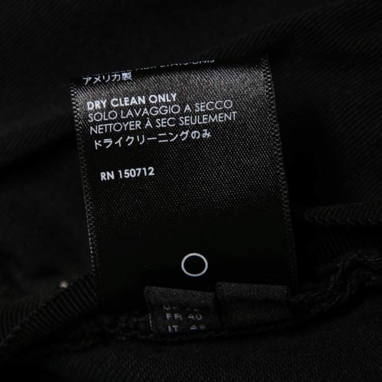 Pre Owned Amiri Black Distressed Denim Slim Fit Jeans M