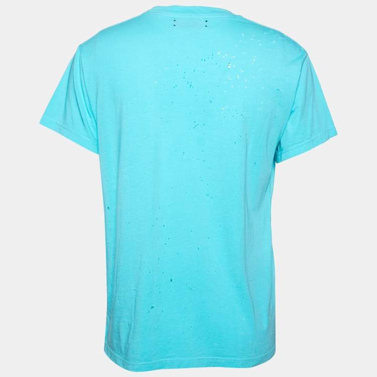 Amiri Logo T-shirt in Blue for Men